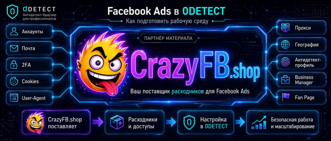 Facebook Ads in 0DETECT: How to Prepare a Working Environment